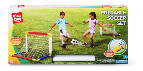 Arquería De Fútbol Para Niños Con Pelota Importada 