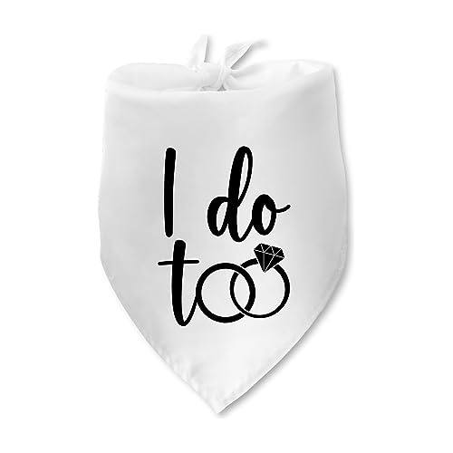 I Do Too Dog Wedding Bandana Wedding Dog Bandana Weddin...