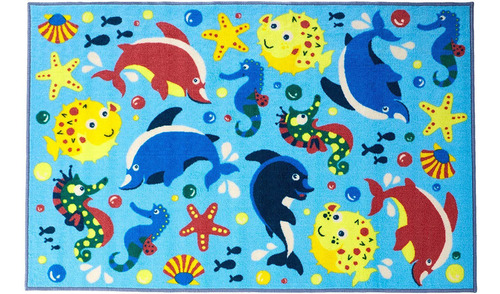 Fun Time Aquarium  Alfombra Novedosa, 39 X 58 Pulgadas,...