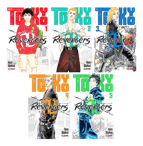 Manga Tokyo Revengers Paquete Con 5 Tomos - Panini - Español