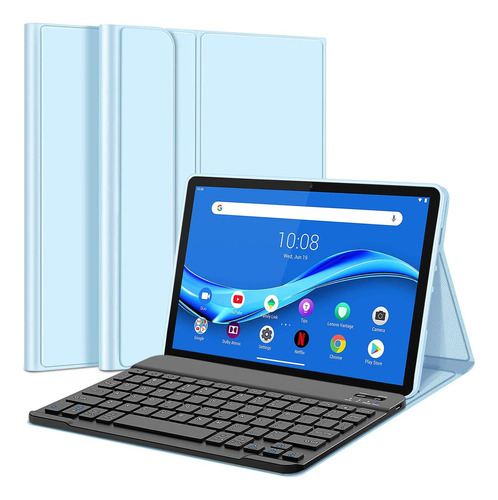 Nanhent Funda De Teclado Para Lenovo Tab M10 Fhd Plus 10.