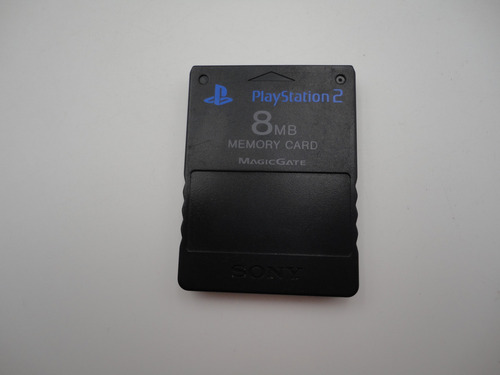 Memory Card Ps2 Original 8mb Color Negro Sony Playstation 2 (Usado)