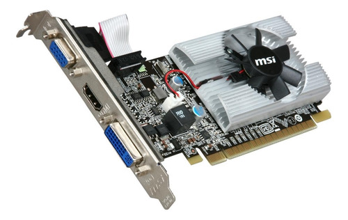 T.video Pci Express Msi Gt210 1gb Ddr3, Hdmi,vga,dvi