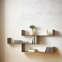 Comprar Repisa Estante Armado Decorativa De Melamina Pescia - Gaudi 