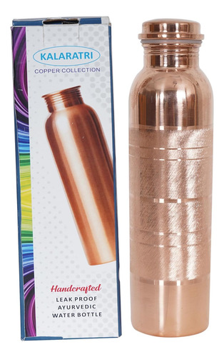 Botella Kalaratri , De Cobre Puro , Capacidad De 1 L