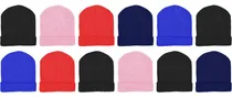 Comprar Paquete De 12 Gorros De Invierno, Niños, Gorros Cálidos Para