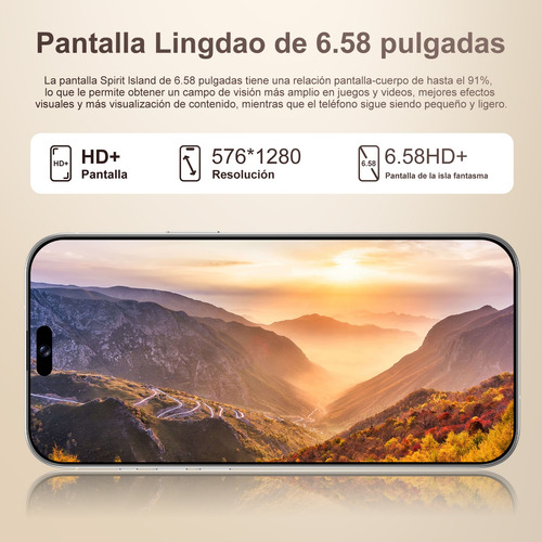 Teléfonos Inteligentes Android Baratos C16 Pro Max 6.58 En Ram2gb Y Rom16gb