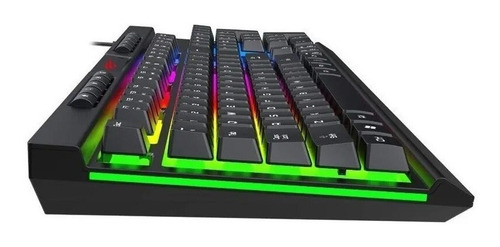 Imagen 4 de 7 de Teclado Gamer Retroiluminado Usb Havit Kb500l