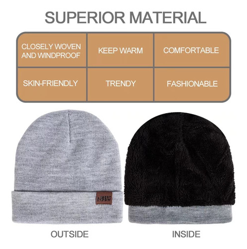 Gorro Bufanda Y Guantes Térmicos Infitiny Para Hombre Mujer Color Diseño De La Tela
