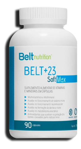 Belt +23 Soft Max - 90 Cápsulas - Belt Nutrition