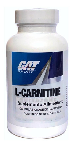 Carnitina 60 Cápsulas 500 Mg Gat