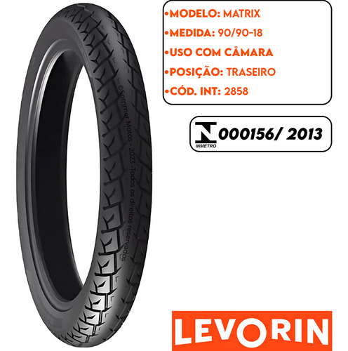 Par Pneu Riva 150 80-100-18 + 90-90-18 Matrix Levorin