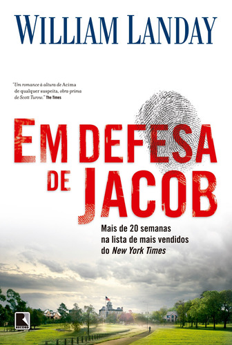 Em defesa de Jacob, de Landay, Willian. Editora Record Ltda., capa mole em português, 2012