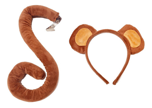 Diadema Con Orejas De Mono Para Niños Diadema Para Disfraz D
