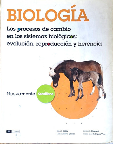 Libro Biologia Serie Nuevamente Ed Santillana