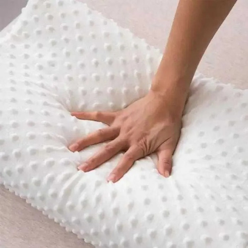 Almohada Cervical Terapeutica Con Memoria Foam Natural