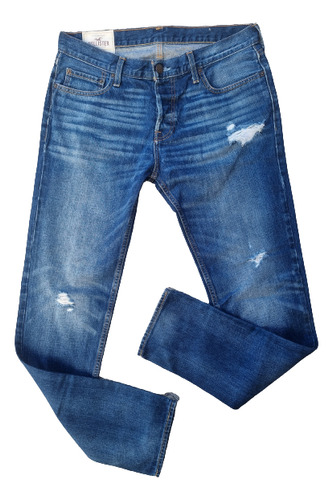 Calça Jeans Masculina Hollister 44 W 34