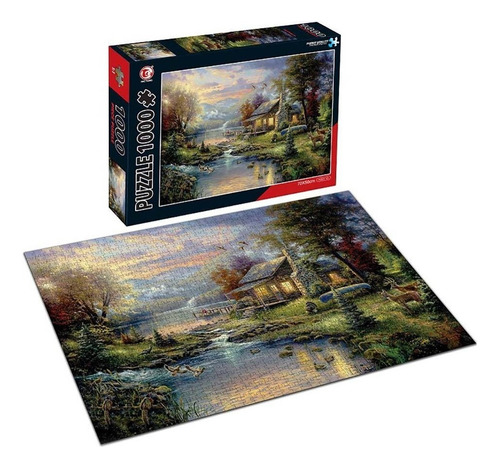 Puzzle Rompecabezas 1000 Piezas Paisaje Lago Lake