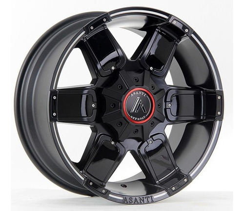 Rin Asanti Ab811 20x10 6x135/139.7 Ford F150 Raptor Platinum Color Satin Black