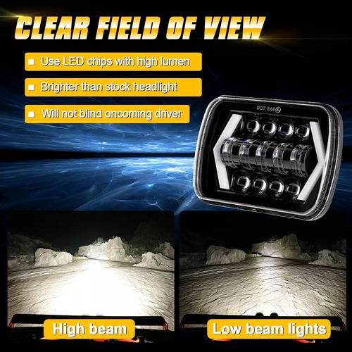 S Faros Led Blazer 5x7 S10 1989 1990 1991 1991 1992 1993