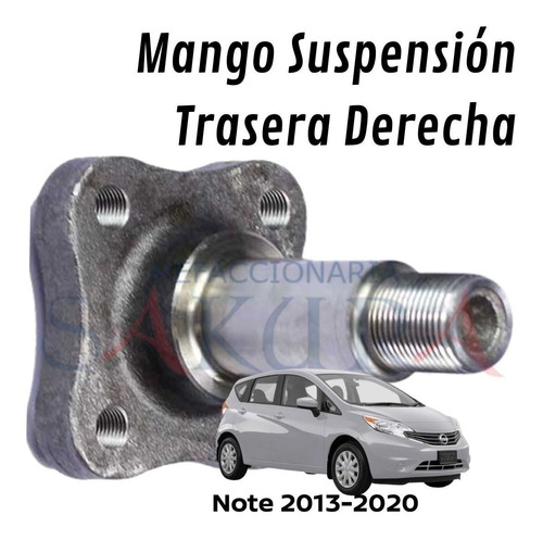 Maza Rueda Trasera Derecha Note 2013 Nissan Orig