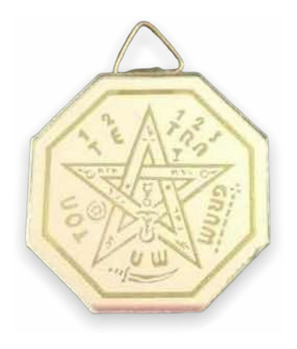 Tetragramaton 2 Espejo Grabado 5cm Cada Uno