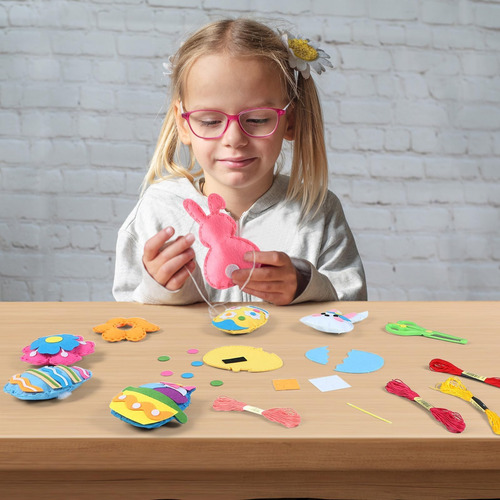 Zoiiwa 16 Juegos De Kit De Manualidades De Fieltro De Pascua