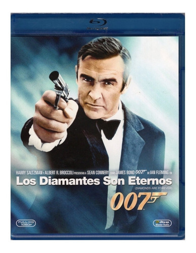 007 Los Diamantes Son Eternos Sean Connery Pelicula Blue Ray