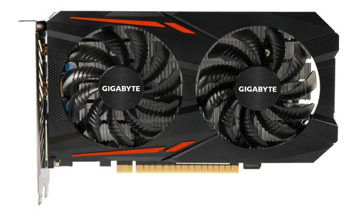 Imagen 1 de 3 de Tarjeta de video Nvidia Gigabyte  GeForce GTX 10 Series GTX 1050 Ti GV-N105TOC-4GD (rev. 1.0/rev1.1/rev1.2) OC Edition 4GB