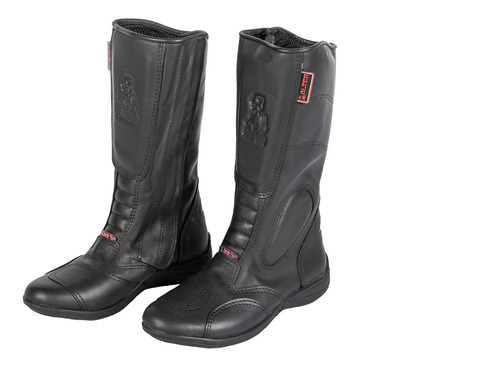 Botas De Cuero Motociclista C/ Proteccion Dama Alter