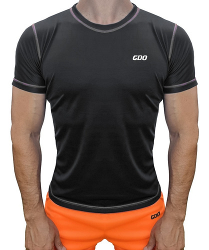 Imagen 3 de 5 de Remera Térmica Primera Piel Manga Corta Gdo Running Ciclista