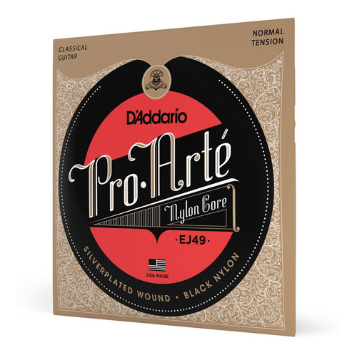 Encordoamento Violão Nylon D'addario Pro-arté Core Ej49