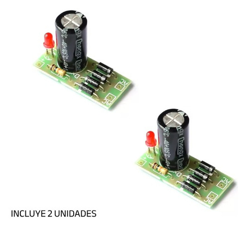 Modulo Rectificador Ac Dc Con Filtro In4007