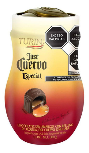 Chocolates Turin Jose Cuervo Vitro 300g
