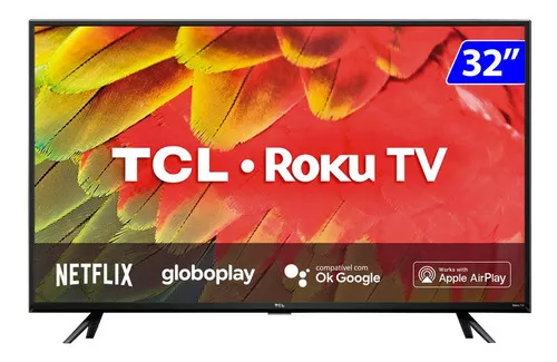 Smart TV LED 32 Polegadas TCL L32S4900S com Wi-Fi e HDMI USB