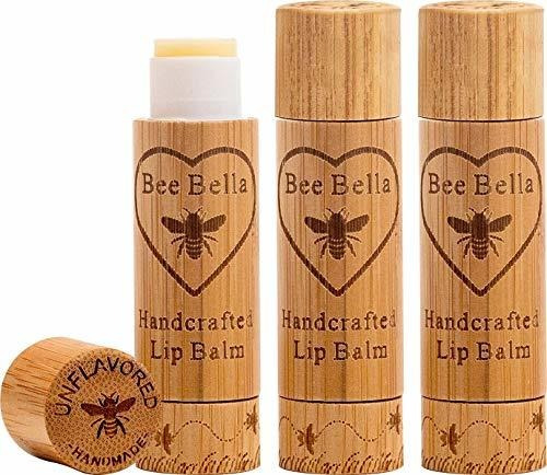 Abeja Bella: Bálsamo Para Los Labios Sin Sabor - 3 Pack - Co