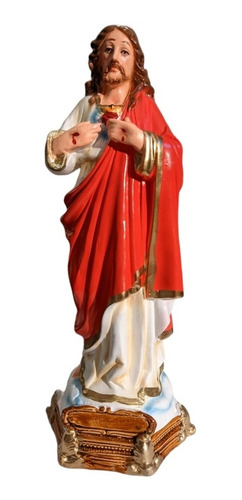 Imagen 3 de 4 de Figura Estatuilla Sagrado Corazón De Jesús