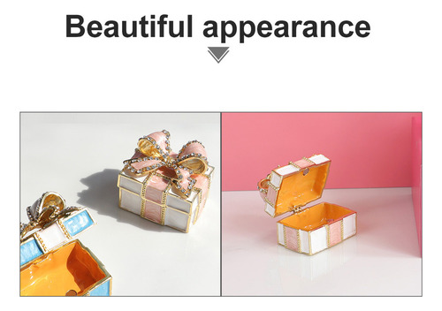 Joyas, Cajas De Regalo, Joyero Con Lazo, Para Bodas