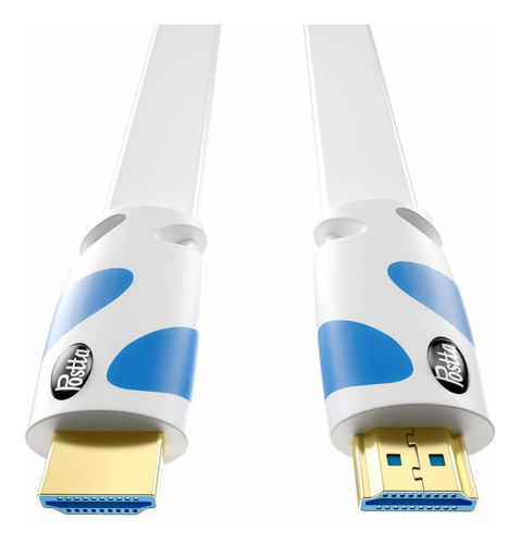 Cable Hdmi Plano 50 Pies Postta 4k Cable Hdmi2.0 Compatible