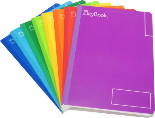 Cuaderno Profesional Colors Escolar Cosido Paq 8 Pzs 7mm