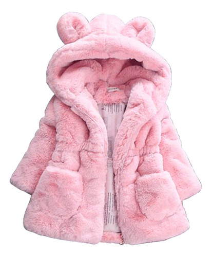 Jaqueta Infantil Poncho Menina Fleece Plush Inverno Rigoroso