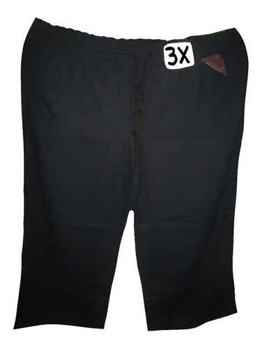 Pantalon Negro Casual / Salir Talla 3x ( 42/44 ) Ava Viv