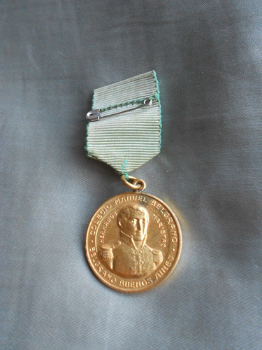 Medalla Colegio Manuel Belgrano - Hermanos Maristas - Estud. (Usado)