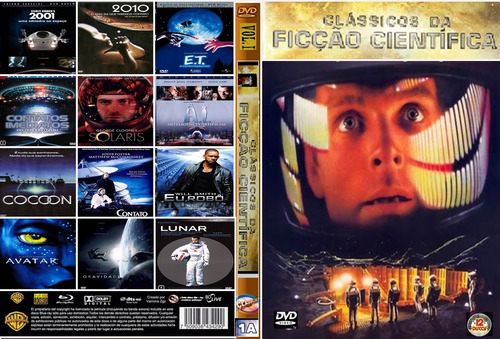 Dvd Clássico Da Ficção Científica Vol. 1 - Raro - (12dvds)