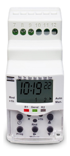 Timer Programador Horário Coel 40 Programas 100a 240vca