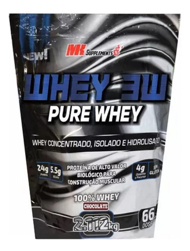 Whey 3w Pure Whey 2112g Mk Nutrition