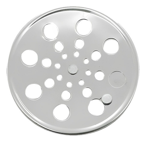 Tampa Ralo Grelha Redonda 15x15 Em Aço Inox Com Fecho Rotativo Abre E Fecha Não Enferruja