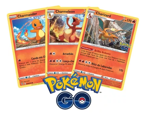 Kit Carta Pokémon Charmander Charmeleon Charizard