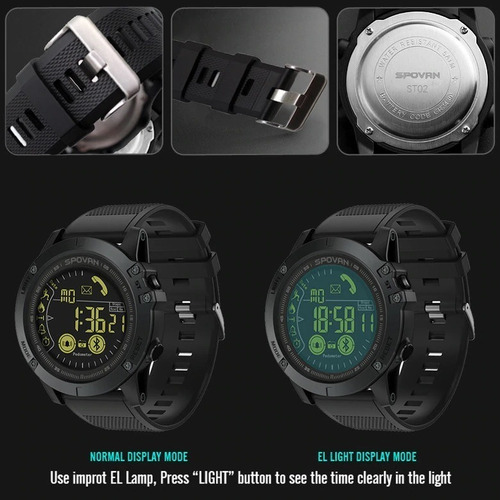 Smartwatch Original Spovan Ip67 Monitor, Ios, Android