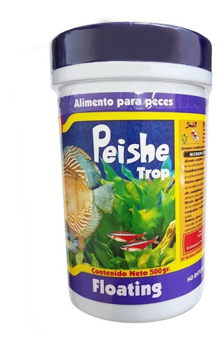  Alimento Shulet Peishe Trop 500 G Flote P/ Peces Tropicales